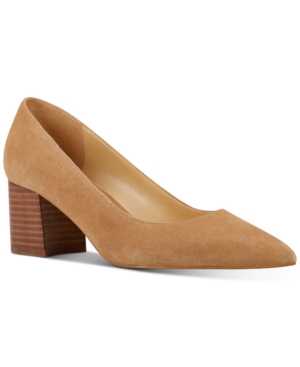 image of Nine West Tves Block-Heel Pumps Women-s Shoes