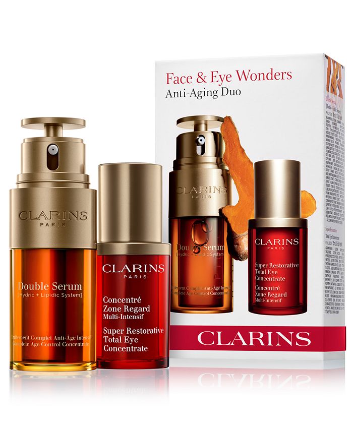 Clarins 2-Pc. Double Serum & Total Eye Concentrate Set & Reviews