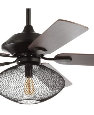 Clift 52" 1-Light Mid-Century Led Ceiling Fan with Remote