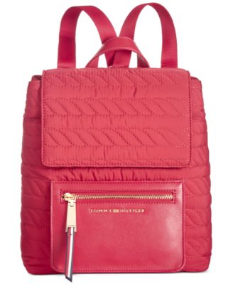 tommy hilfiger quilted backpack