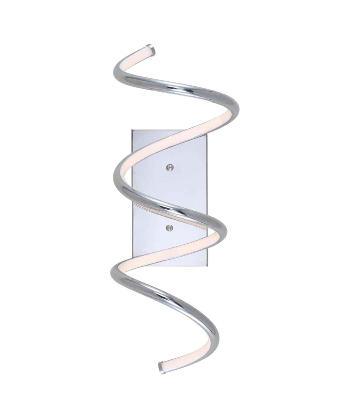 Jonathan Y Scribble 7" Modern Integrated Led Vanity Light Sconce In White