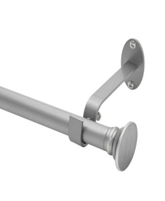 Elrene Home Fashions - Shaker Adjustable 48"-86" Curtain Rod with Cap Finials