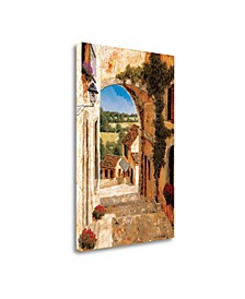 Going Down To The Village by Gilles Archambault gale on Gallery Wrap Canvas