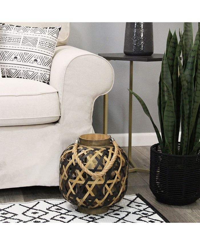 Stratton Home Décor Stratton Home Decor Two Tone Woven Lantern Macy's
