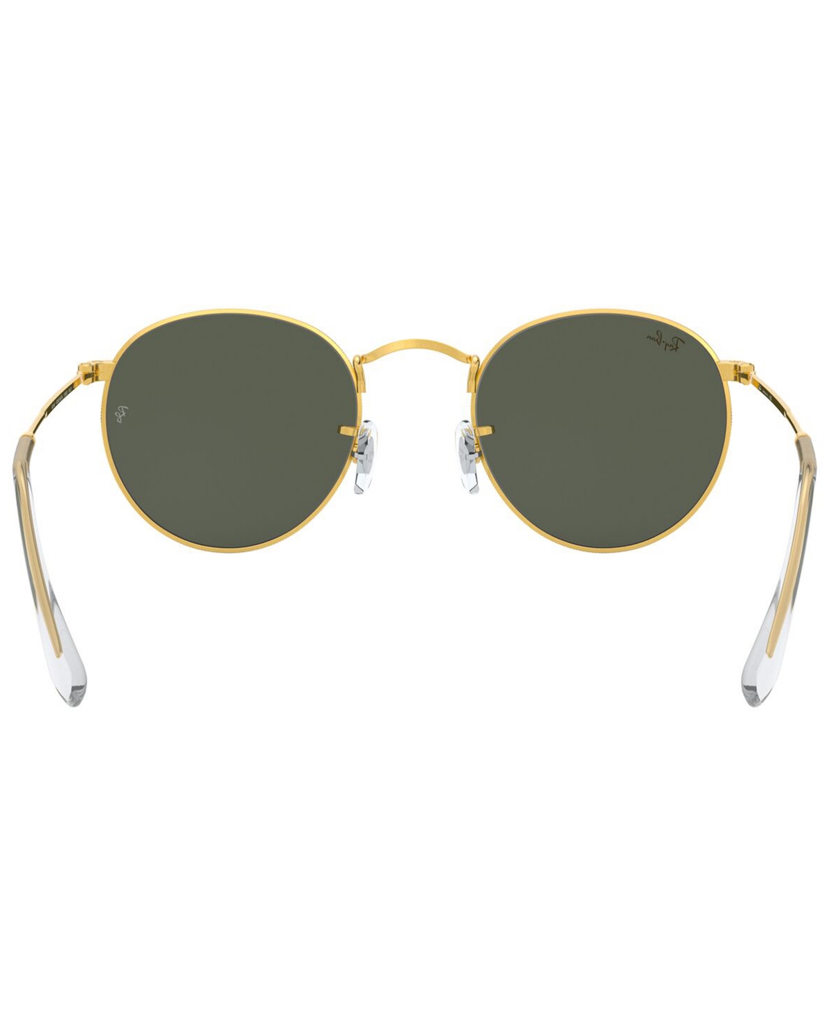 Ray Ban Round Sunglasses In Legend Gold,green