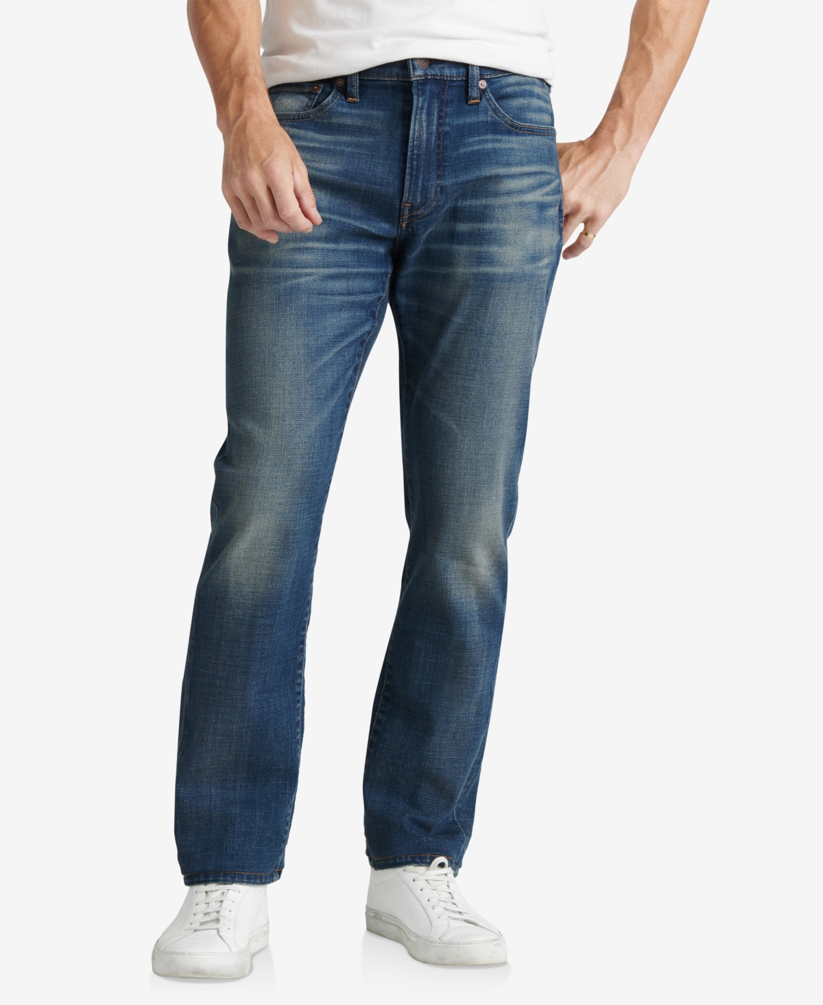 Lucky Brand Men's 410 Athletic Fit Straight Leg Coolmax Jeans In Mcarthur