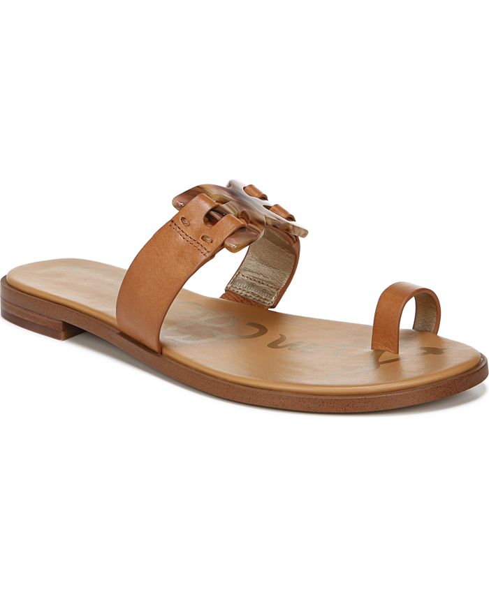 Sam Edelman Eaden Toe-Loop Flat Sandals - Macy's