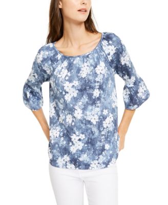 michael kors floral top