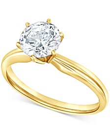 Diamond Solitaire Engagement Ring (2 ct. t.w.) in 14k White or Yellow Gold