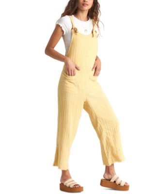 billabong yellow jumpsuit