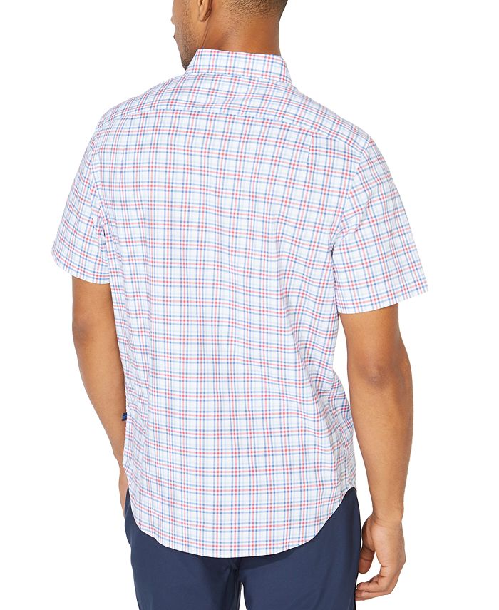 Nautica Men's Blue Sail Plaid Shirt, Created for Macy's & Reviews ...