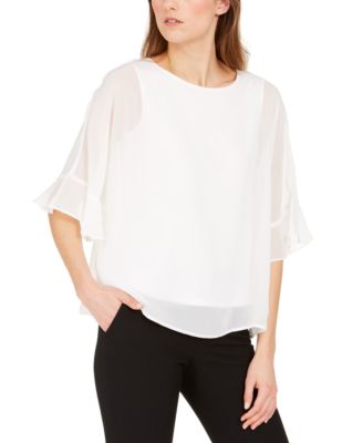 macys chiffon tops