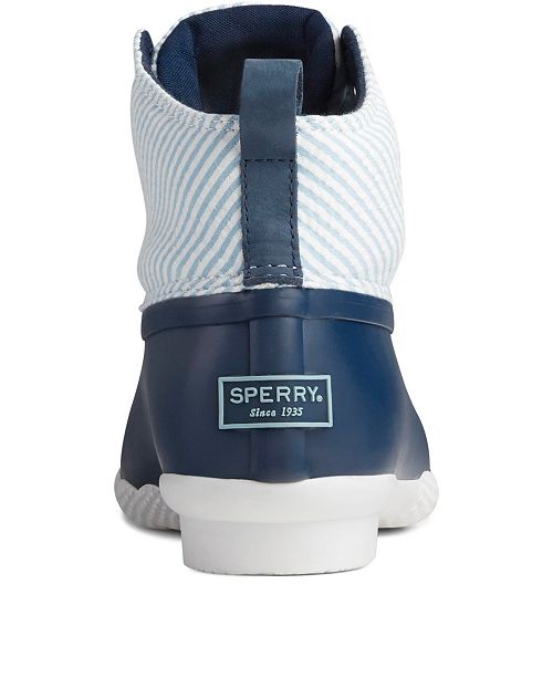 sperry saltwater seersucker boot