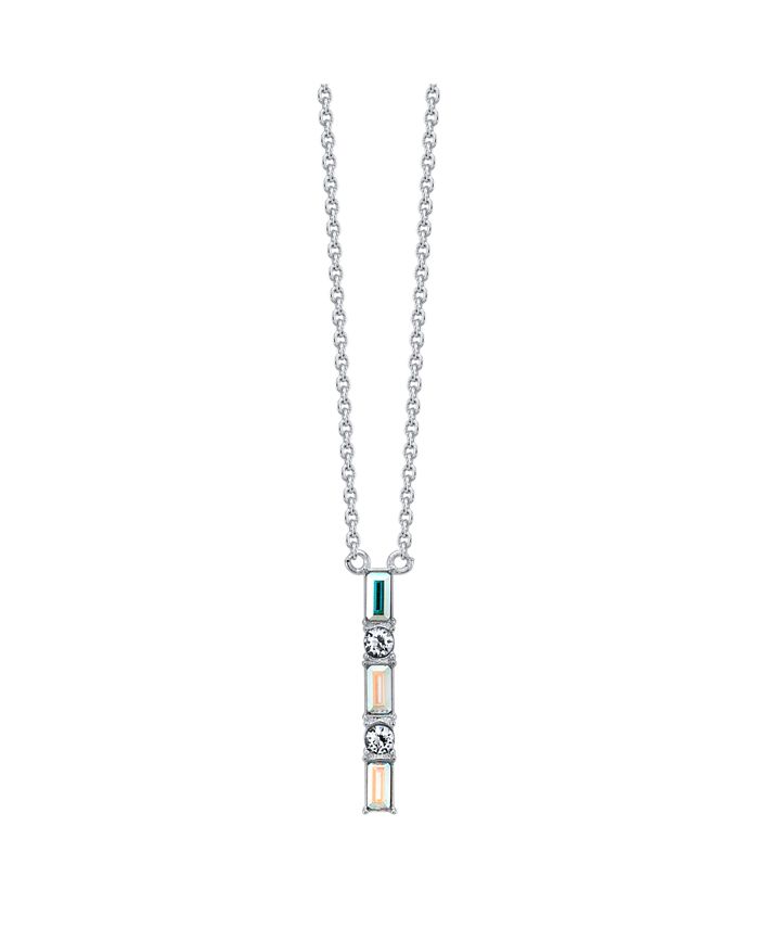 Crystal shop bar necklace