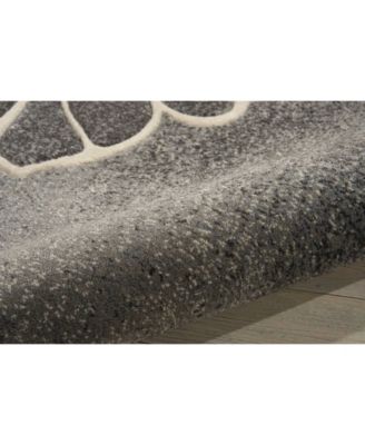 Samuel SAM04 Gray 3'10" x 5'10" Area Rug