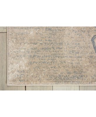 Samuel SAM04 Beige 2'2" x 7'6" Runner Rug