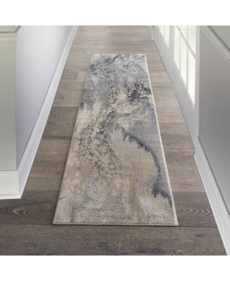 Samuel SAM08 Gray 2'2" x 7'6" Runner Rug