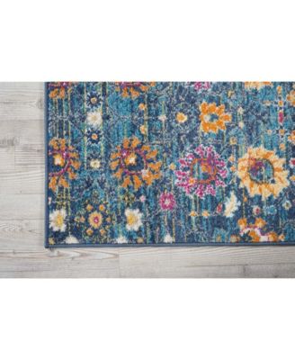 Zeal ZEA01 2'2" x 7'6" Runner Rug