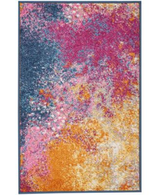 Passion PSN10 Multi 1'10" x 2'10" Area Rug