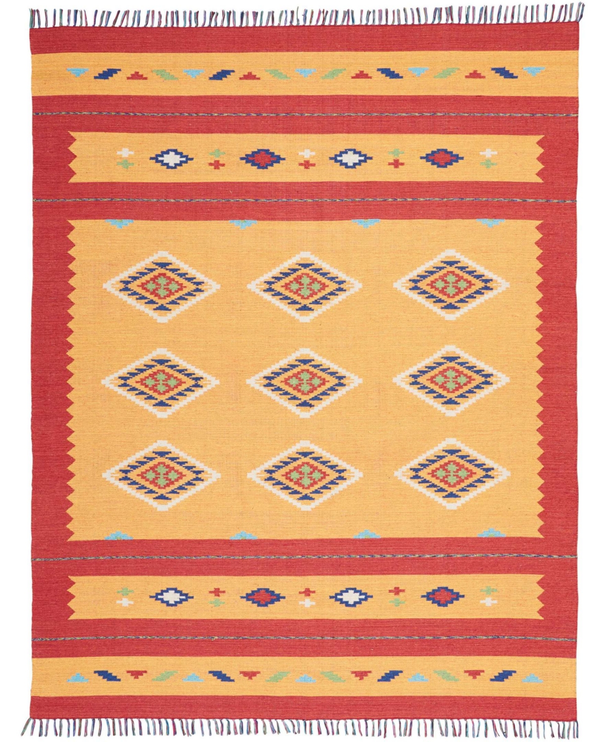 Long Street Looms Macah MAC02 8' x 10' Area Rug - Orange