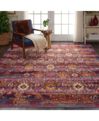 Era Tabriz ERA03 Red, Multi 7'10" x 9'10" Area Rug