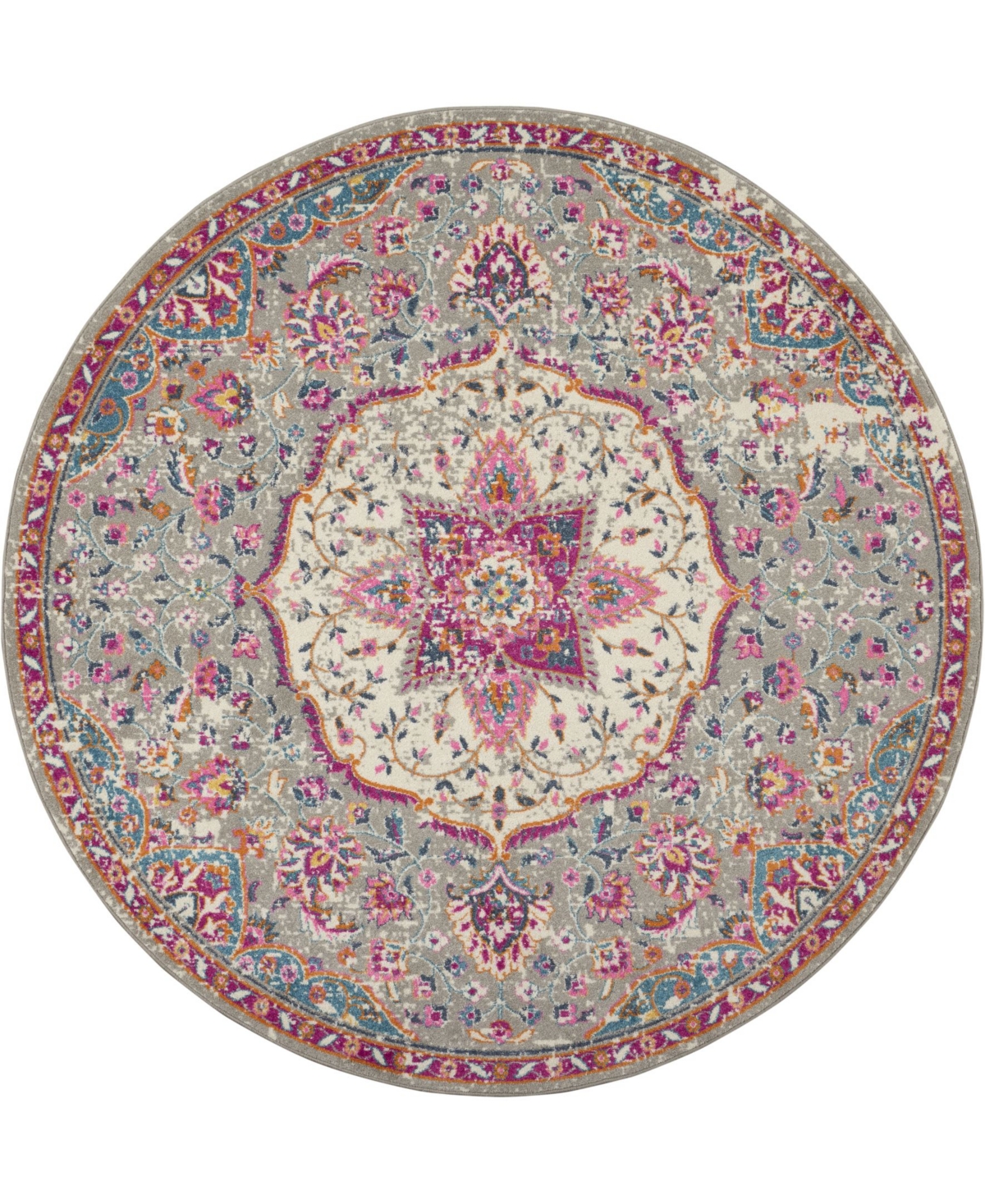 Long Street Looms Zeal ZEA22 8' Round Area Rug