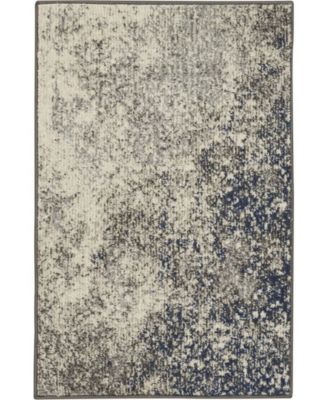 Passion PSN10 Charcoal 1'10" x 2'10" Area Rug