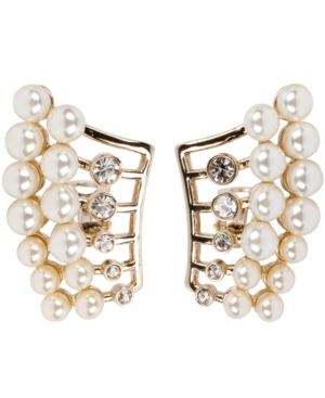 image of Grace Kelly Collection 18k Gold Plated Unicorn Pierced Earring