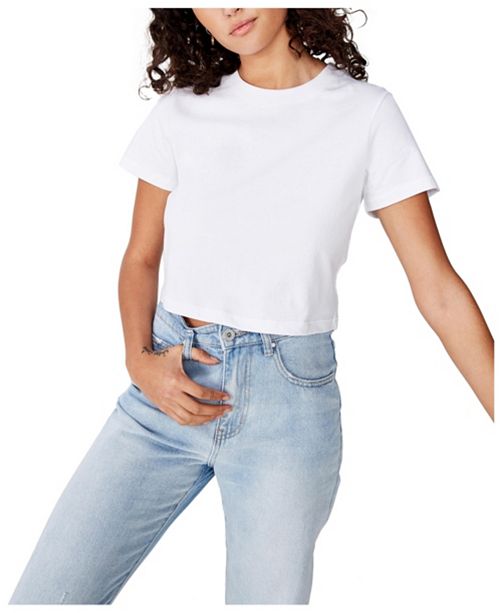Cotton On The One Baby Tee Reviews Tops Women Macy S