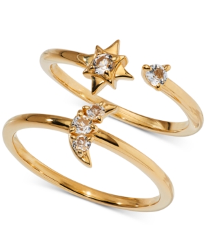 image of Ava Nadri 2-Pc. Set Crystal Celestial Ring Set