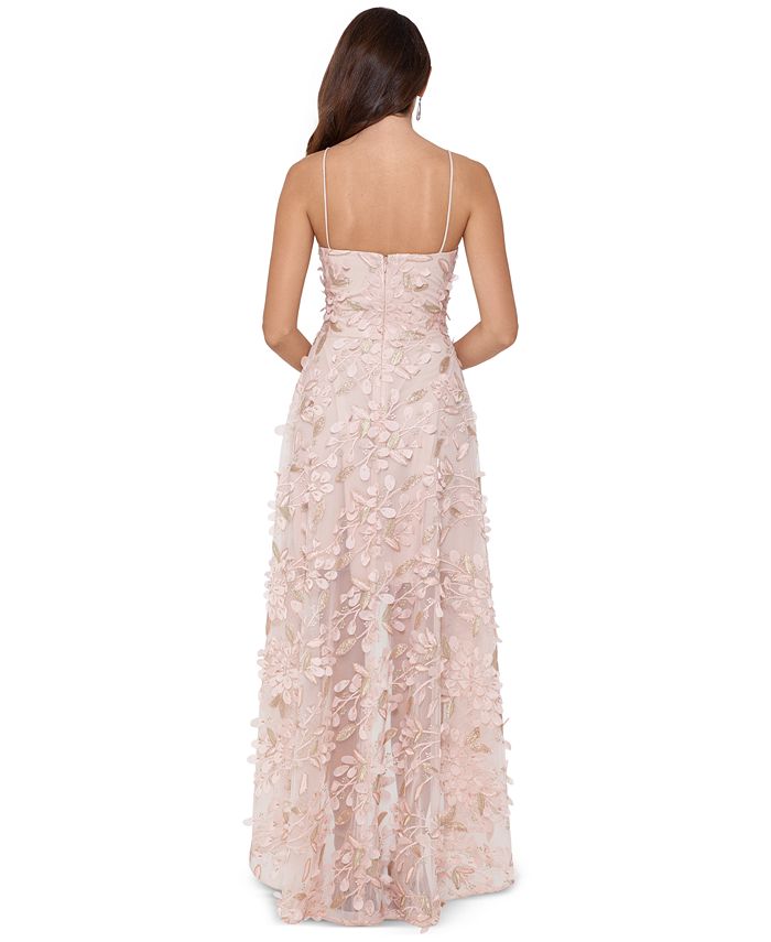 xscape applique gown