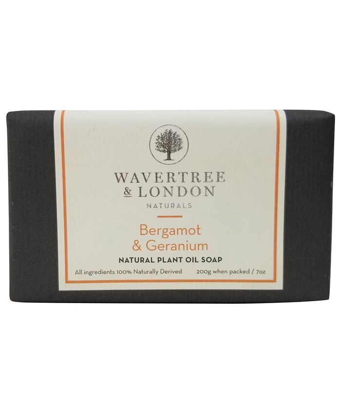 Wavertree & London Naturals Bergamot and Geranium Soap with Pack of 3