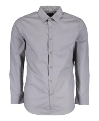 Galaxy By Harvic Мужские однотонные приталенные рубашки Galaxy By Harvic с длинным рукавом 5590₽