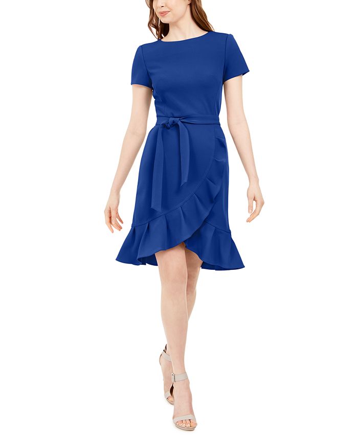 Descubrir 72+ imagen macy’s calvin klein blue dress