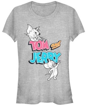 image of Fifth Sun Tom And Jerry Cat And Mouse Logo Women-s Short Sleeve T-Shirt