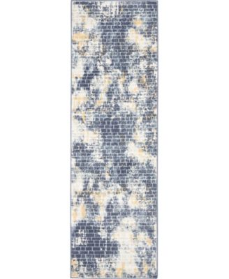 Shop Long Street Looms City Style Cis05 Rug In Ivory,sky