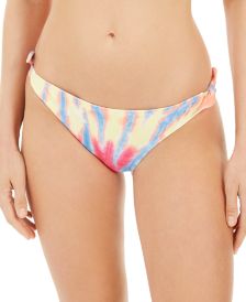 Tie-Dye Side Tie Hipster Bottoms