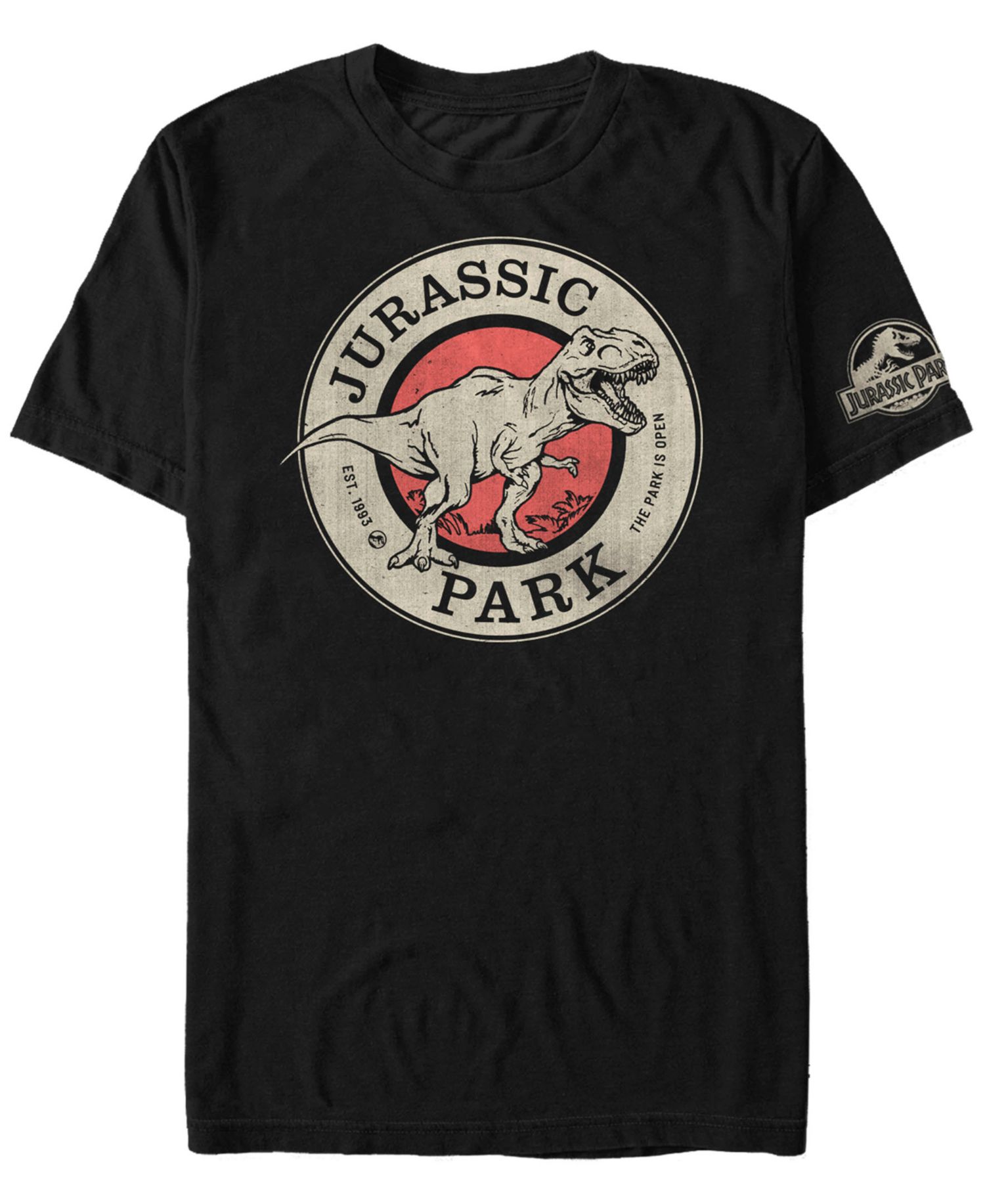 Jurassic Park Men's Park is Open Logo Short Sleeve T-Shirt