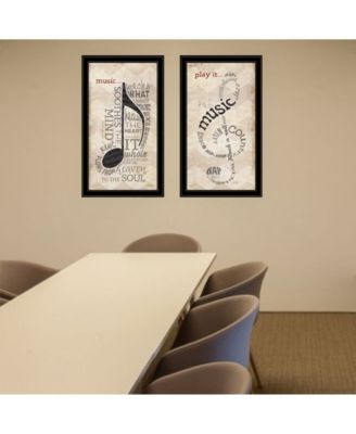 Trendy Décor 4U Trendy Decor 4U Music Collection 2-Piece Vignette By Marla Rae Collection