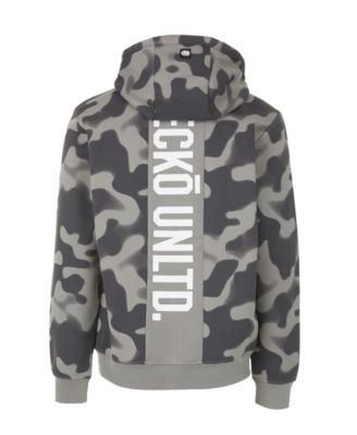 camo zip up sweatshirt