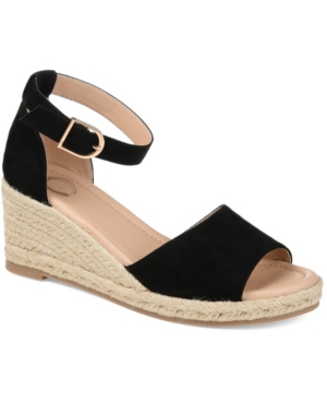 image of Journee Collection Women-s Keana Wedge Sandal Women-s Shoes
