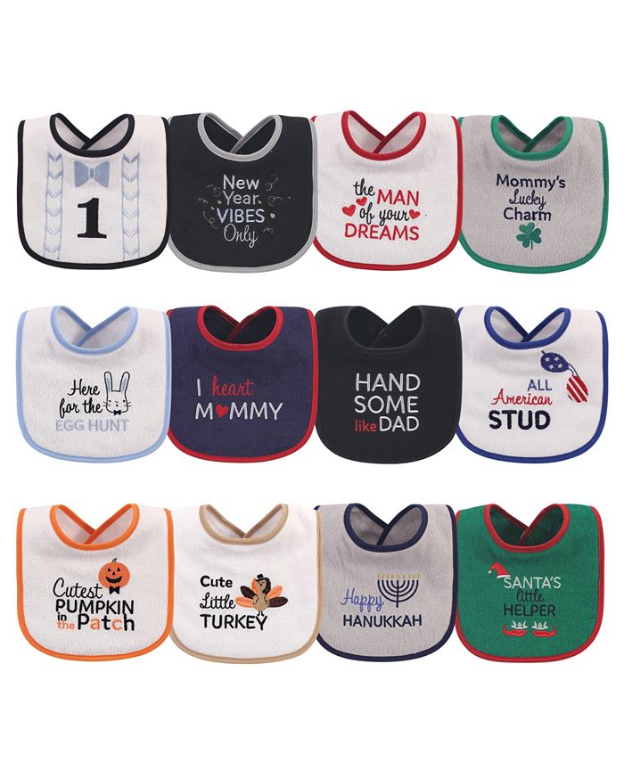 Baby's 1st best sale holiday bibs