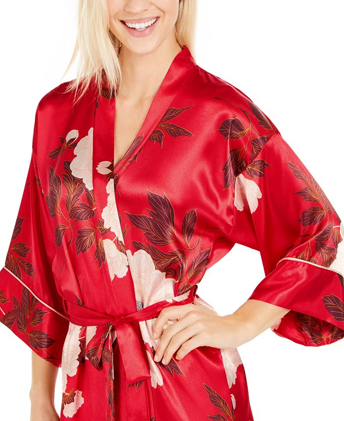 linea donatella satin robe