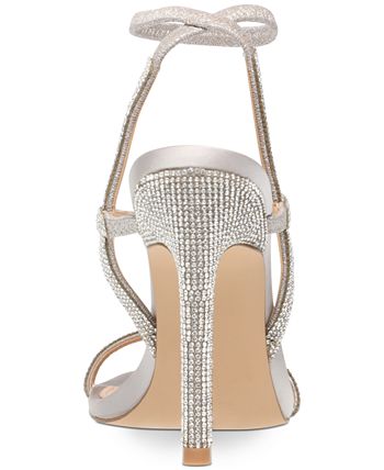 Steve Madden Nectur R Rhinestone Stretch Dress Sandals Macy s
