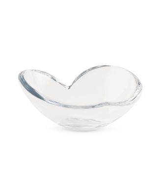 Nambe Glass Heart Bowl Large