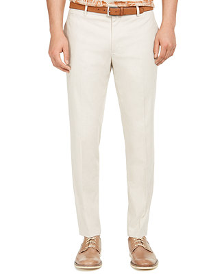 INC International Concepts INC Men's Slim-Fit Linen Jasper Pants ...