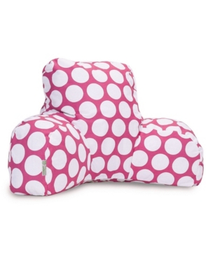 Majestic Home Goods Large Polka Dot Comfortable Soft Reading Pillow 33