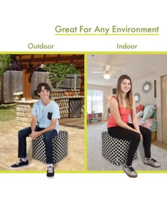 Ottoman Pouf Cube 17" x 17"