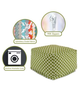 Ottoman Square Pouf 27" x 17" 27" x 17"