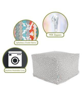 Towers Ottoman Square Pouf 27" x 17"